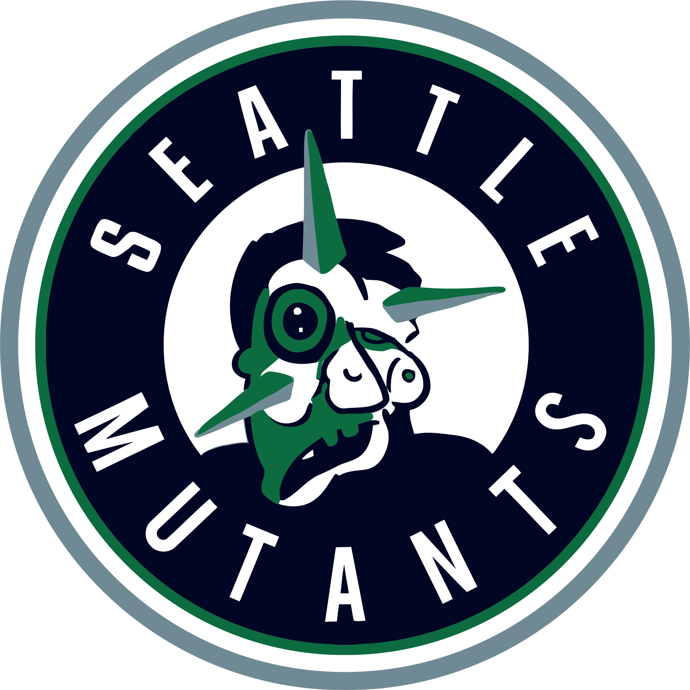 Seattle Mariners Mutants Logo DIY iron on transfer (heat transfer)
